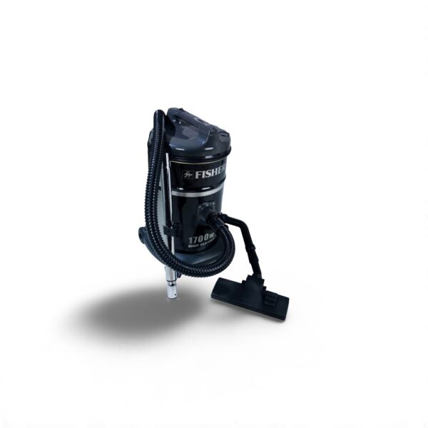 مكنسة برميل فيشر - 20 لتر - أسود