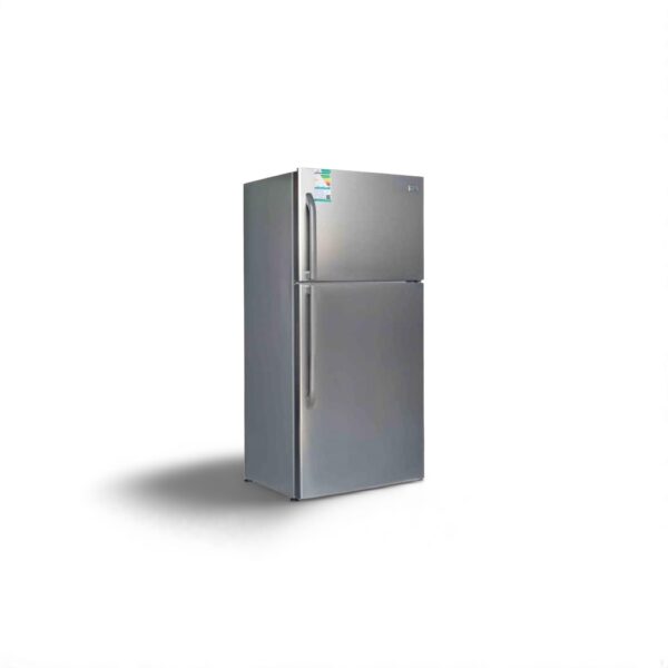 ثلاجة بابين كريستال 16.4 قدم - ستيل