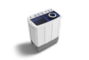 غسالة حوضين كروني 8.5 كيلو - ابيض