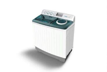 غسالة حوضين فيشر 12 كيلو حوضين - ابيض