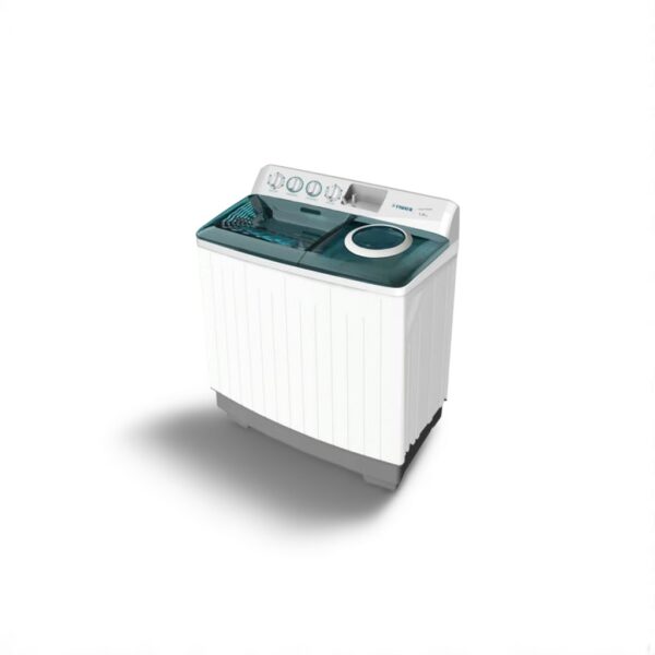 غسالة حوضين فيشر 12 كيلو حوضين - ابيض