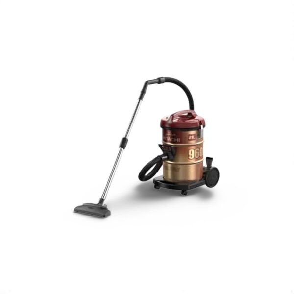 مكنسة هيتاشي برميل - 21 لتر - احمر