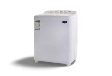 غساله حوضين 14 كيلو يونكس - ابيض