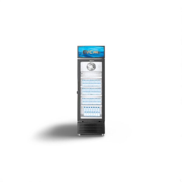 ثلاجة عرض GVC PRO باب واحد زجاج  - 17 قدم