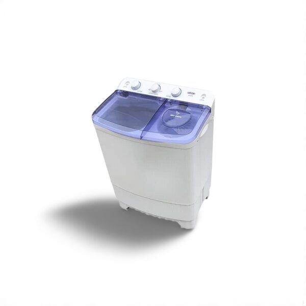 غسالة ارو حوضين 6 كجم - أبيض - RO-07TTB