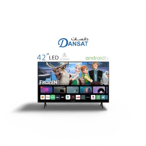 شاشة دانسات 42 بوصة سمارت اندرويد 12 - اسود